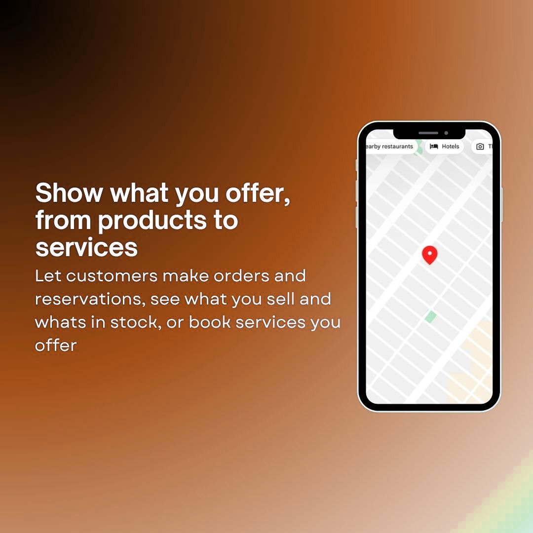 Google Business Profile shown on a phone